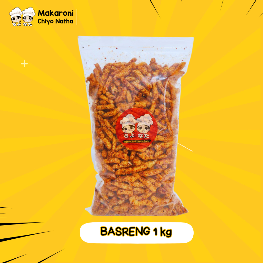

Basreng 1Kg Chiyo Natha (Kemasan Spesial Kiloan) Cemilan Pedas