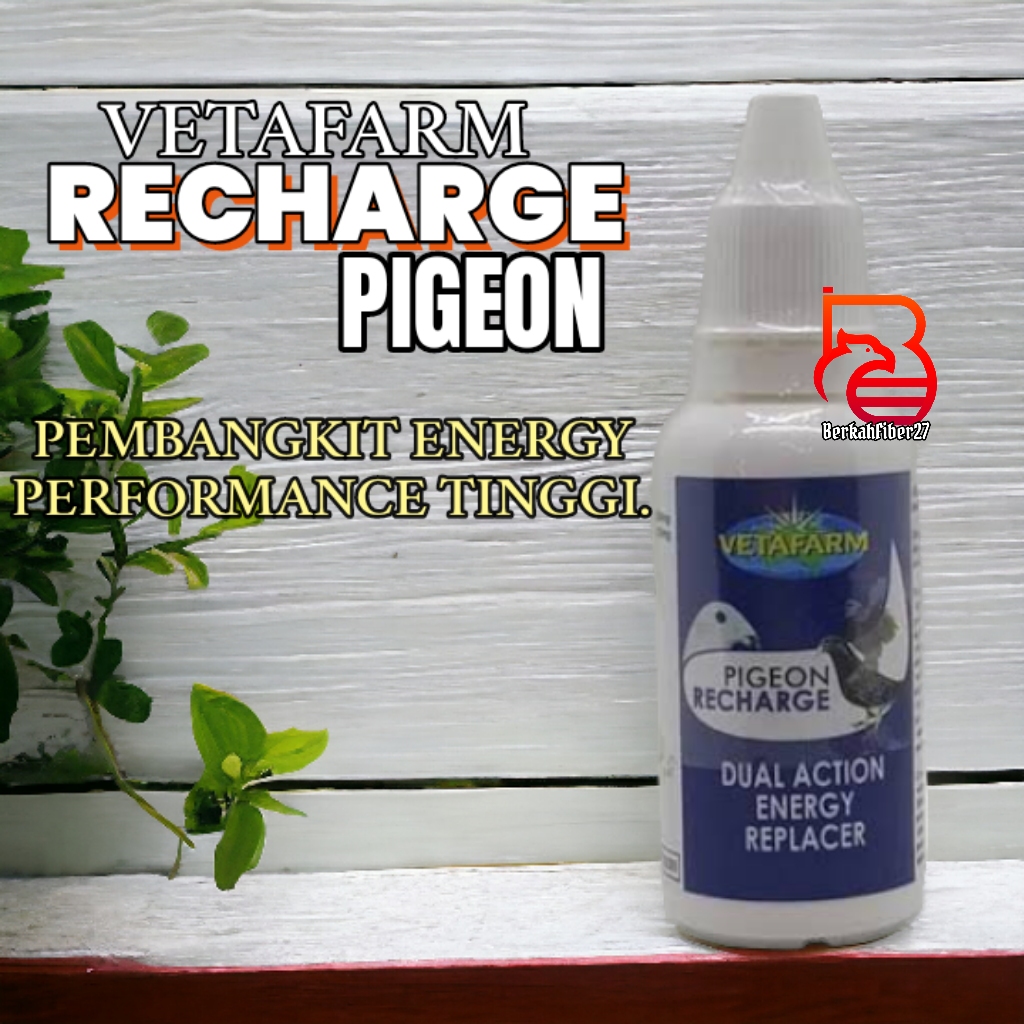 RECHARGE VETAFARM VITAMIN DOPING BURUNG MERPATI