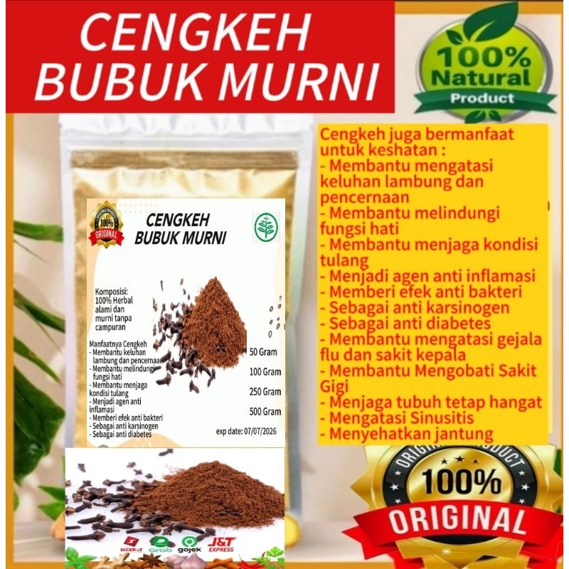 

CENGKEH BUBUK MURNI PREMIUM CLOVE POWDER