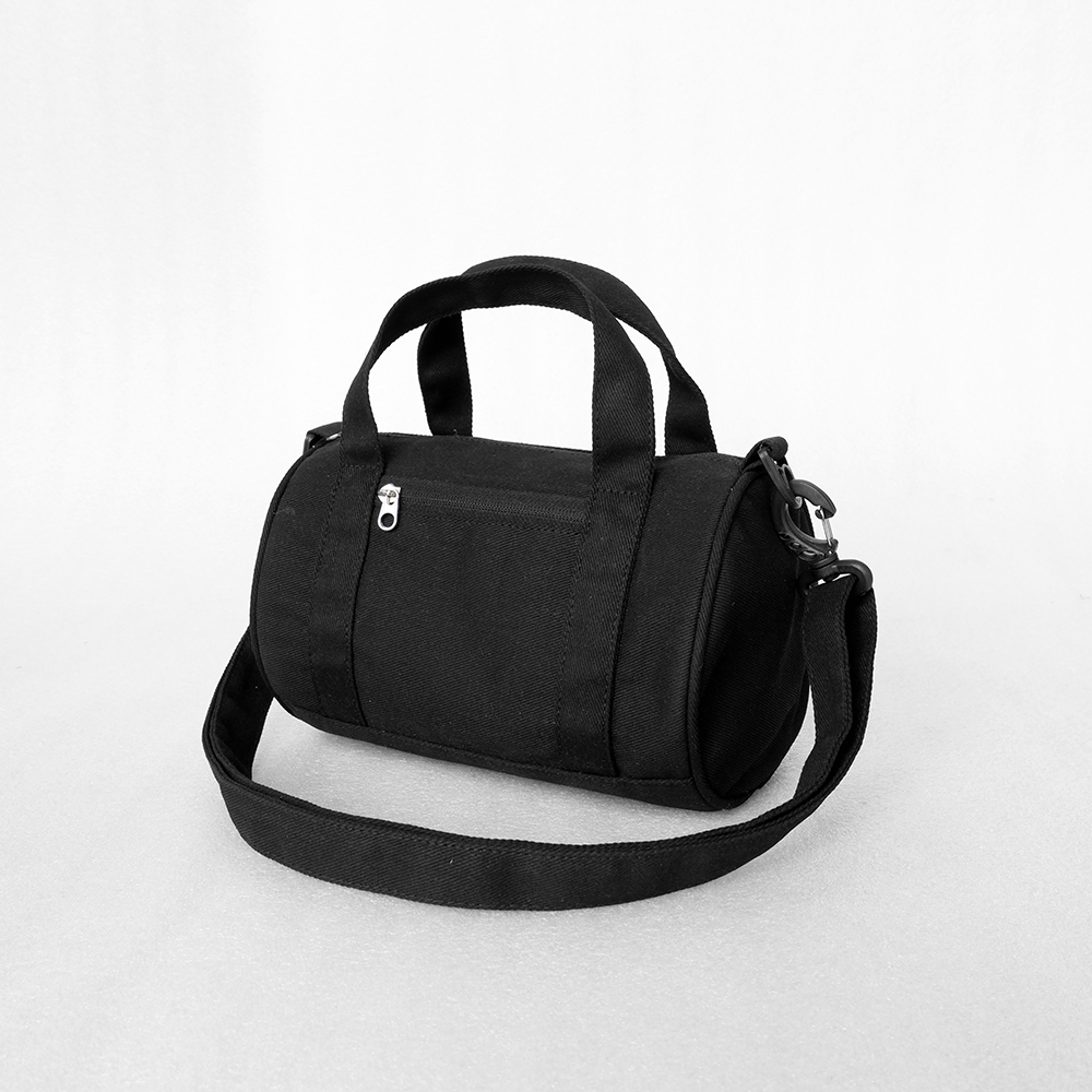 WMNS - Tas Selempang Duffle Bag Kanvas Mini Tas Sling Bag Tas Jinjing Tabung Ukuran Kecil
