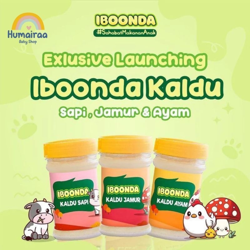 

IBOONDA KALDU MPASI / SAPI / AYAM / JAMUR 75gr