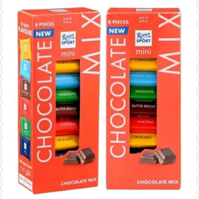 

Ritter Sport Mini Chocolate Mix 8 Pcs