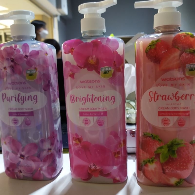 Watsons my skin body wash/sabun cair/sabun cair murah