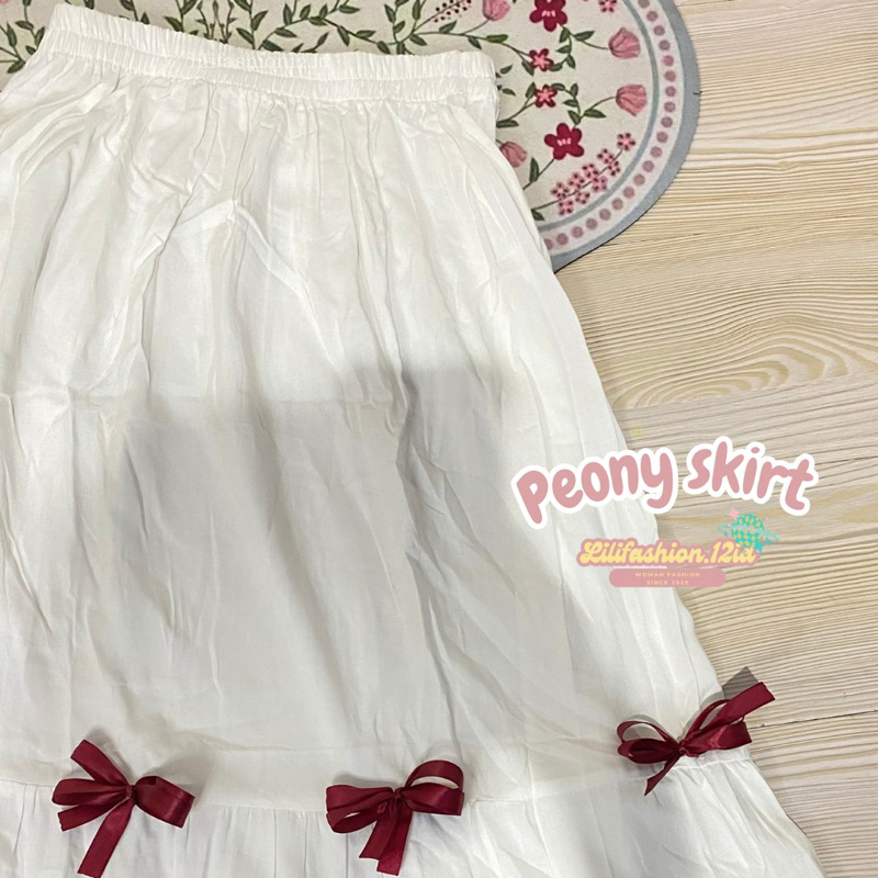 Peony skirt || Rok Coquette Rok Payung korean style rok wanita katun rayon rok import
