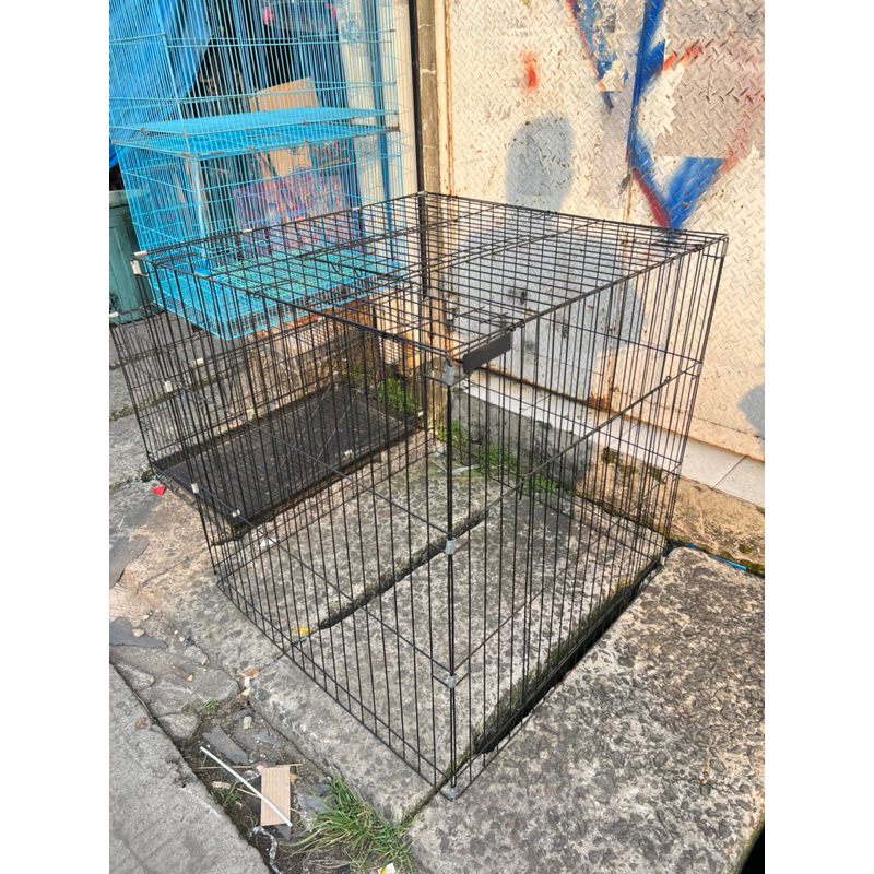 Kandang Besi SUPER JUMBO 1 Meter Kandang Ayam Kandang Kucing Anjing Iguana Kura Kura Reptil