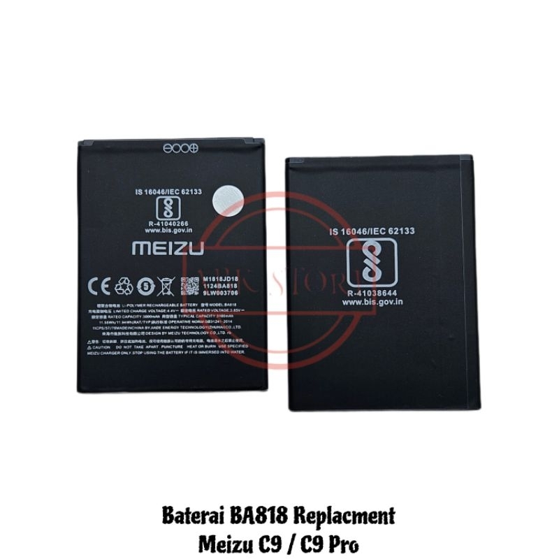 Baterai Battery Meizu C9 / Meizu C9 Pro BA818 Original
