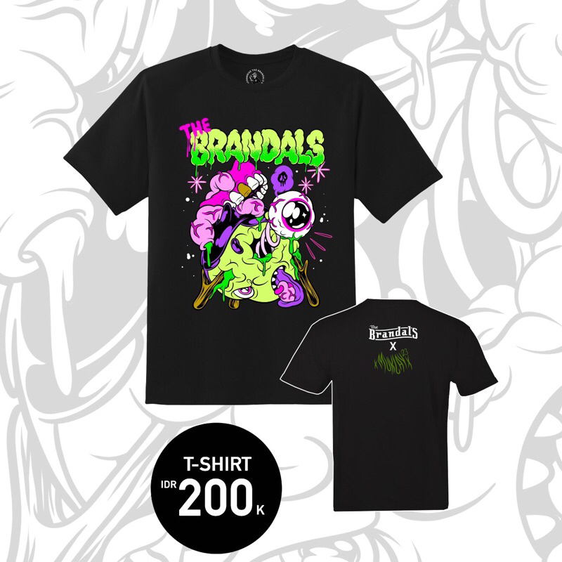 Brandals X Muklay T-shirt Black (BR-26)