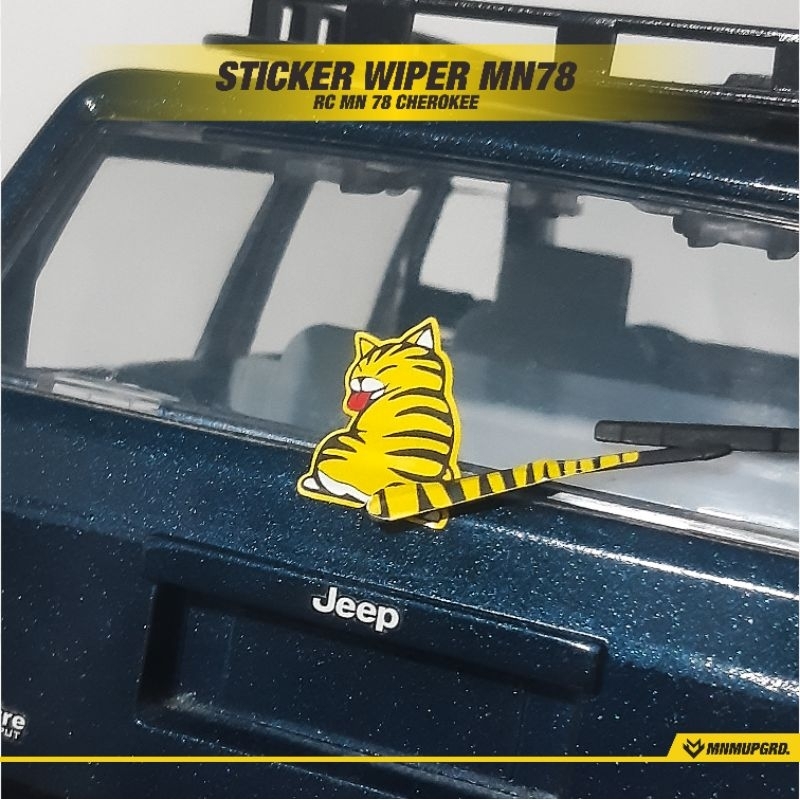 Sticker RC MN 78 wiper garfield
