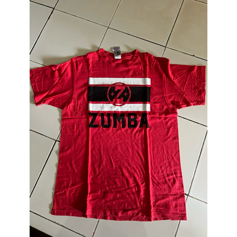 preloved zumba wear original kaos