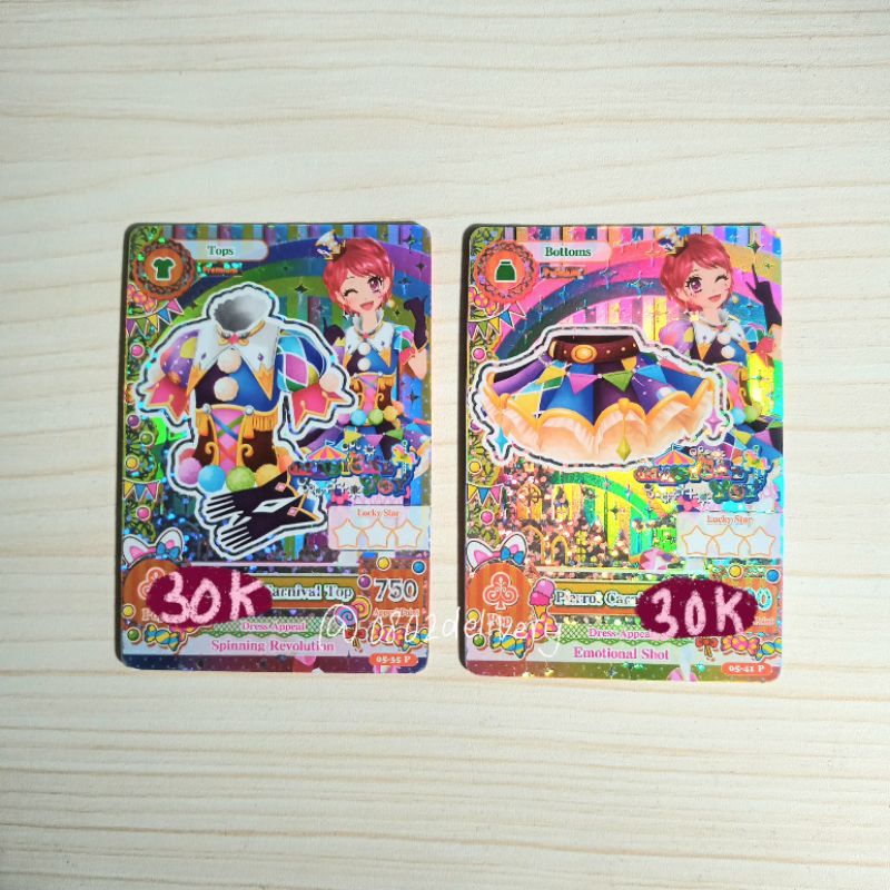 kartu aikatsu premium pierrot carnival kaede