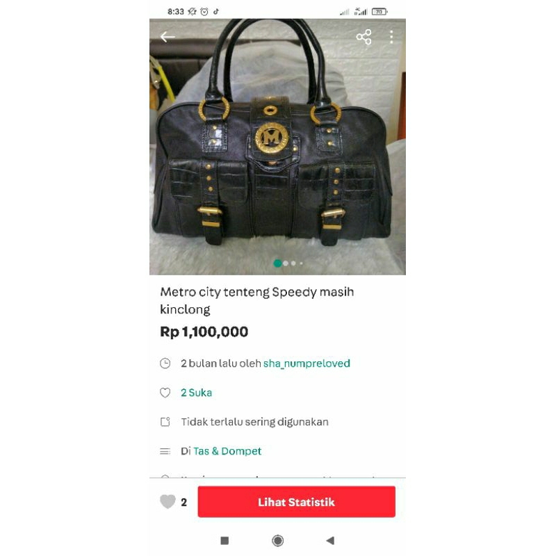 tas tenteng Metro** city