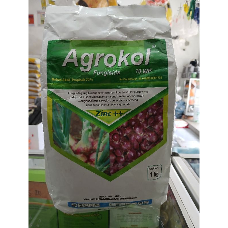 Agrokol 70wp 1kg Fungisida yang bekerja secara protektif untuk mengendalikan penyakit pada tanaman
