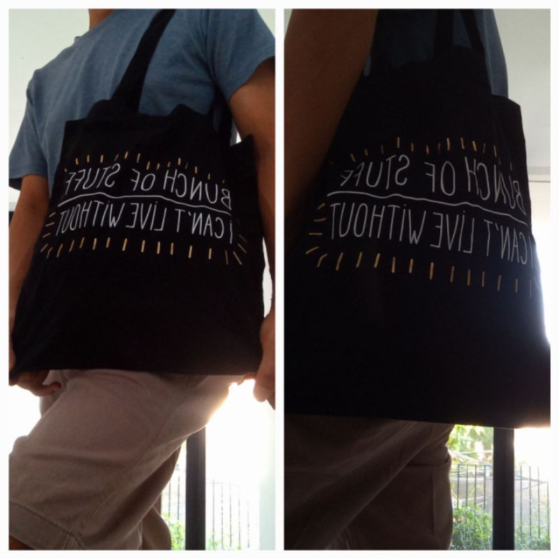 TAS TOTE BAG H&M ( BLACK/ CASUAL )