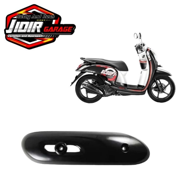 Tutup Knalpot Scoopy 2017-2020 Cover Knalpot Scoopy 2017-2020 Tameng Knalpot Scoopy