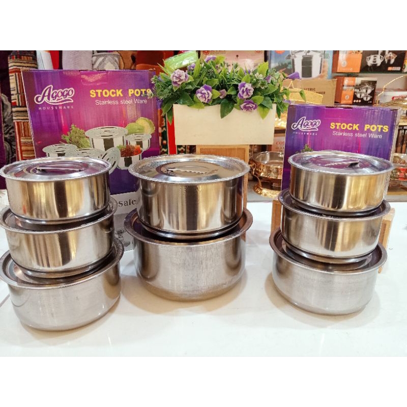 BESTPROMO Panci susun India Agogo