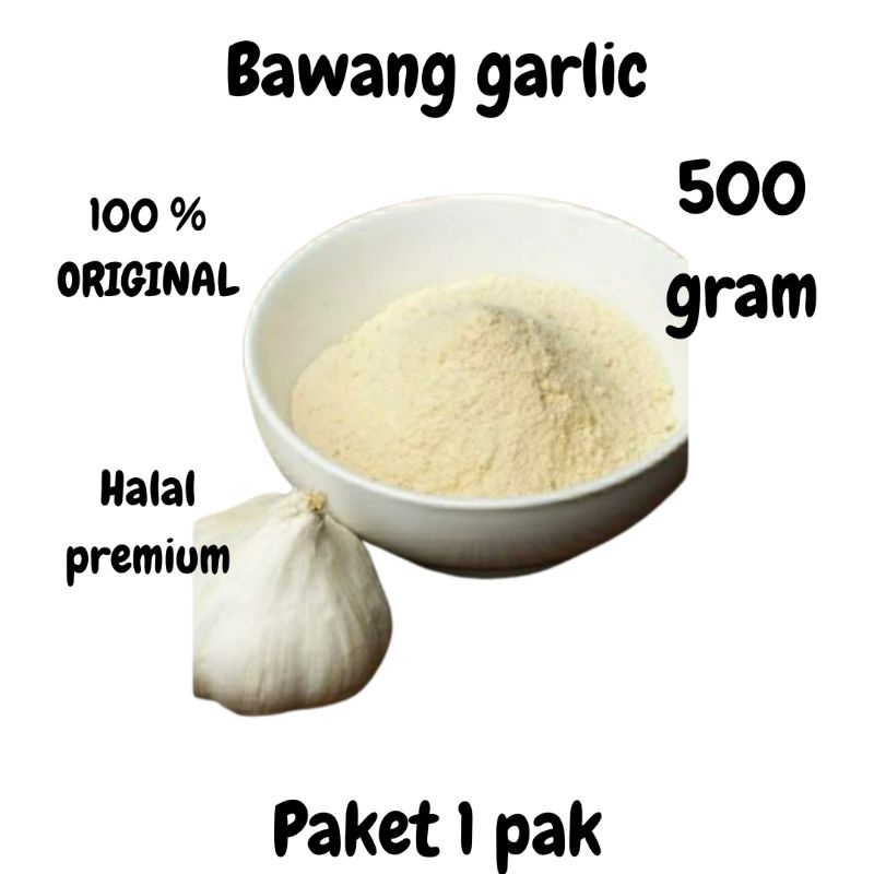 

bumbu garlic bawang puting murah 500 gram (1pak)/bubuk bawang putih murah 1/2 kg/bumbu dapur murah/bumbu rempah murni organic/bubuk bawang putih