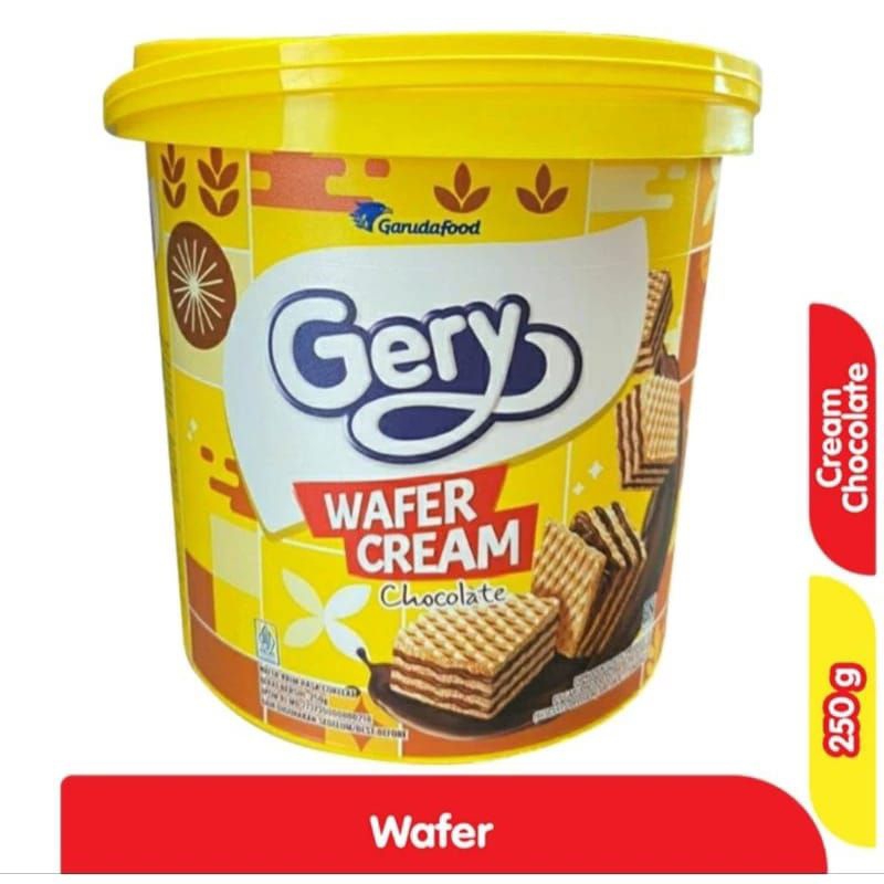 

Gery wafer cream chocolate 250 gr