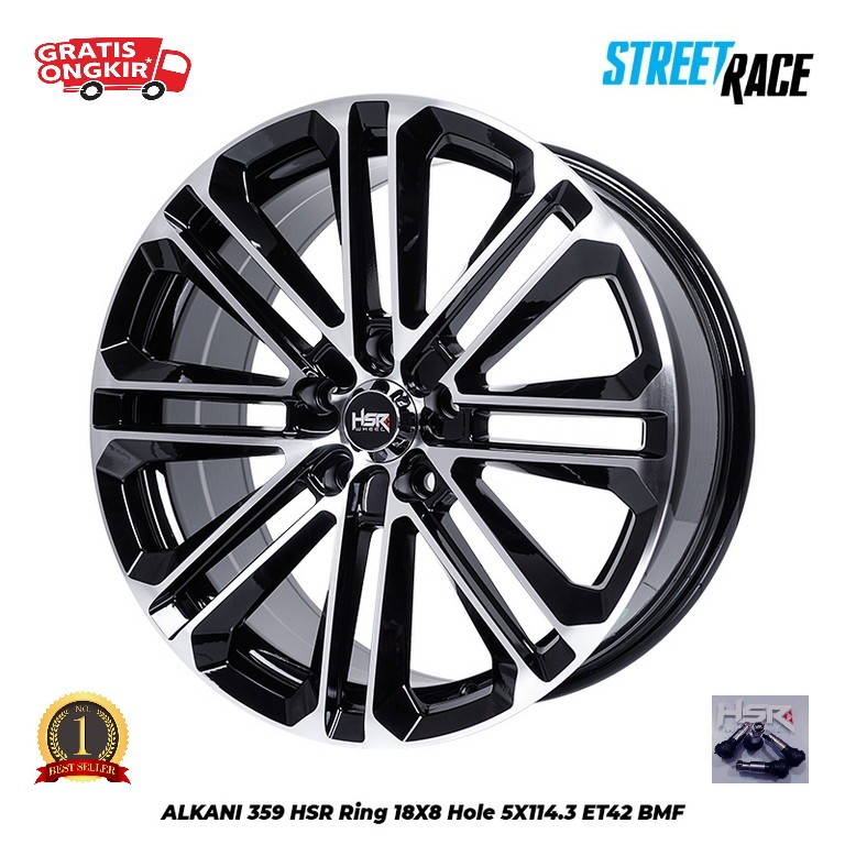 Velg Mobil Ring 18 Untuk Xpander Terios Crv Brv Alphard dll Lubang 5
