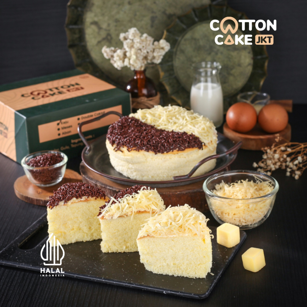 

Cotton Cake Mix Keju Meses