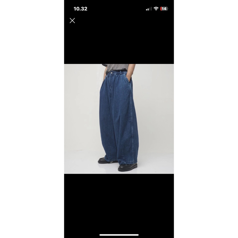 essential balloon pants 606 garb dark blue