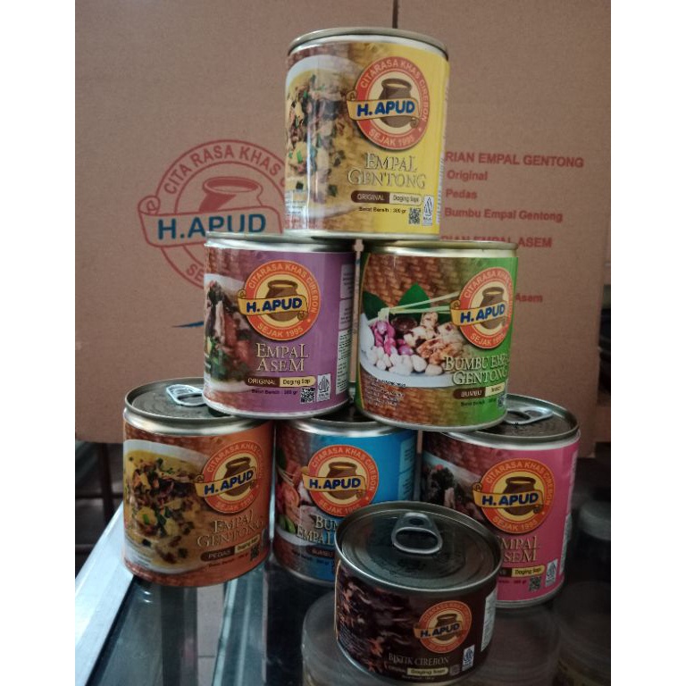 

Ready Stock order grosir empal gentong kemasan kaleng