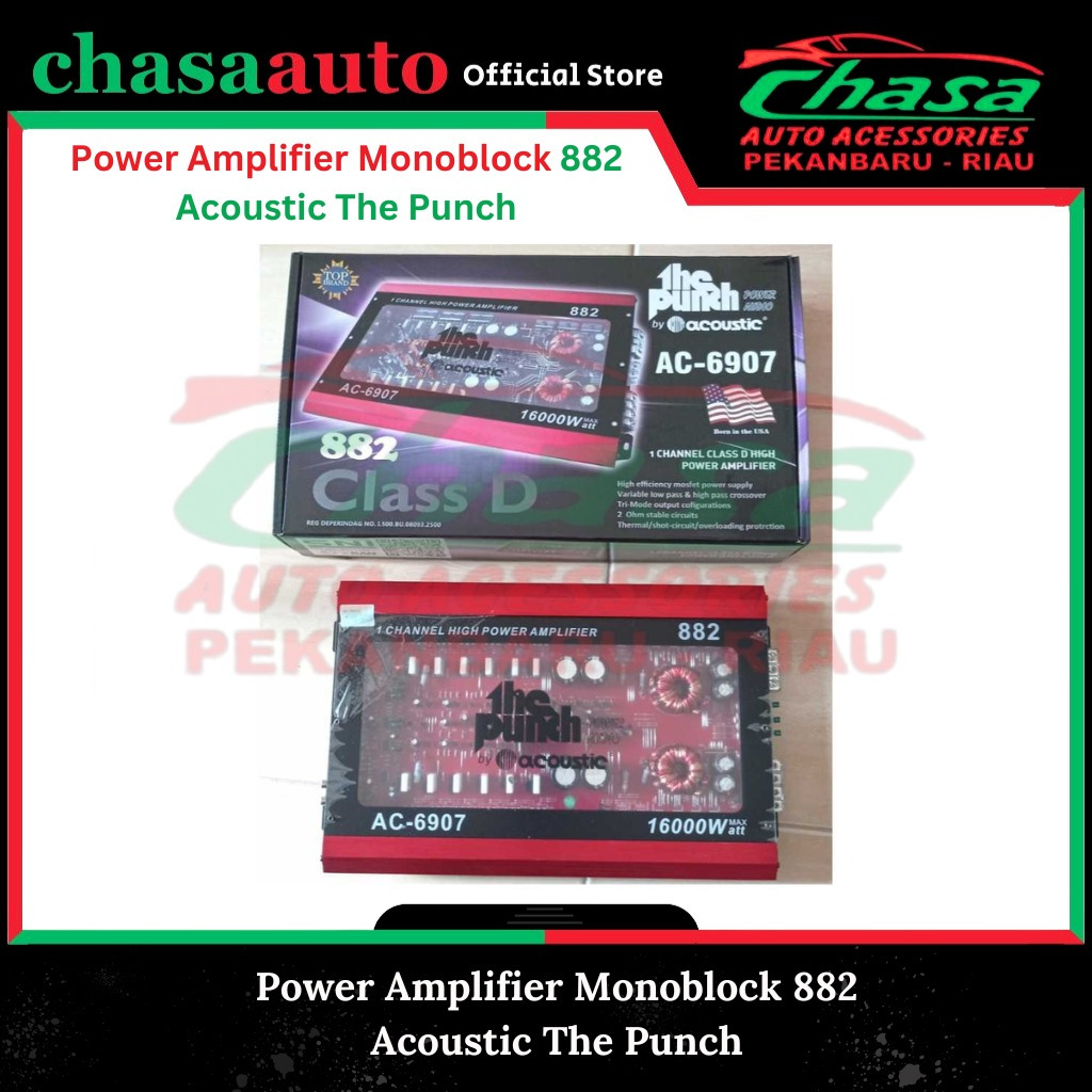 (CHASA) Power Amplifier Monoblock 882 Acoustic The Punch