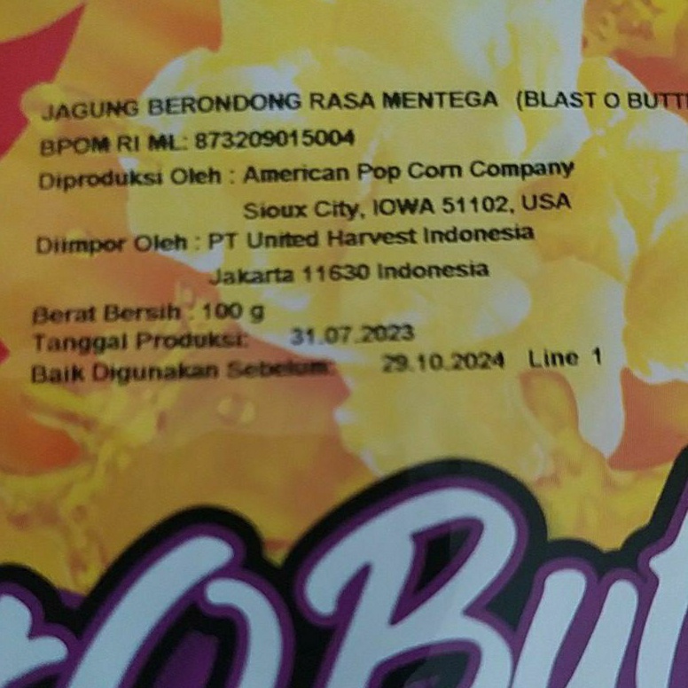 

Lihat Disini POP CORN JOLLY TIME BLAST O BUTTER