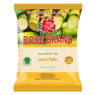 

Pro Seller ROSE BRAND Gula Pasir Tebu 1 kg kuninghijau