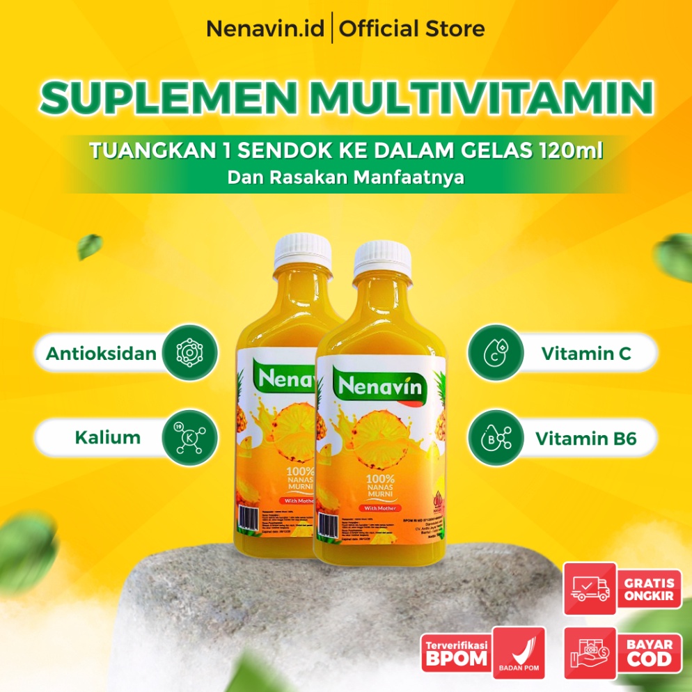 

Barang baru Cuka Nanas Nenavin 2 Botol Bayar Ditempat