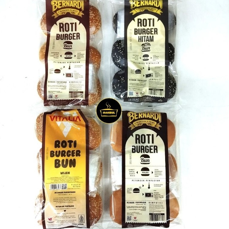 

Belanja disini BERNARDI New Black VITALIA Roti Burger Wijen