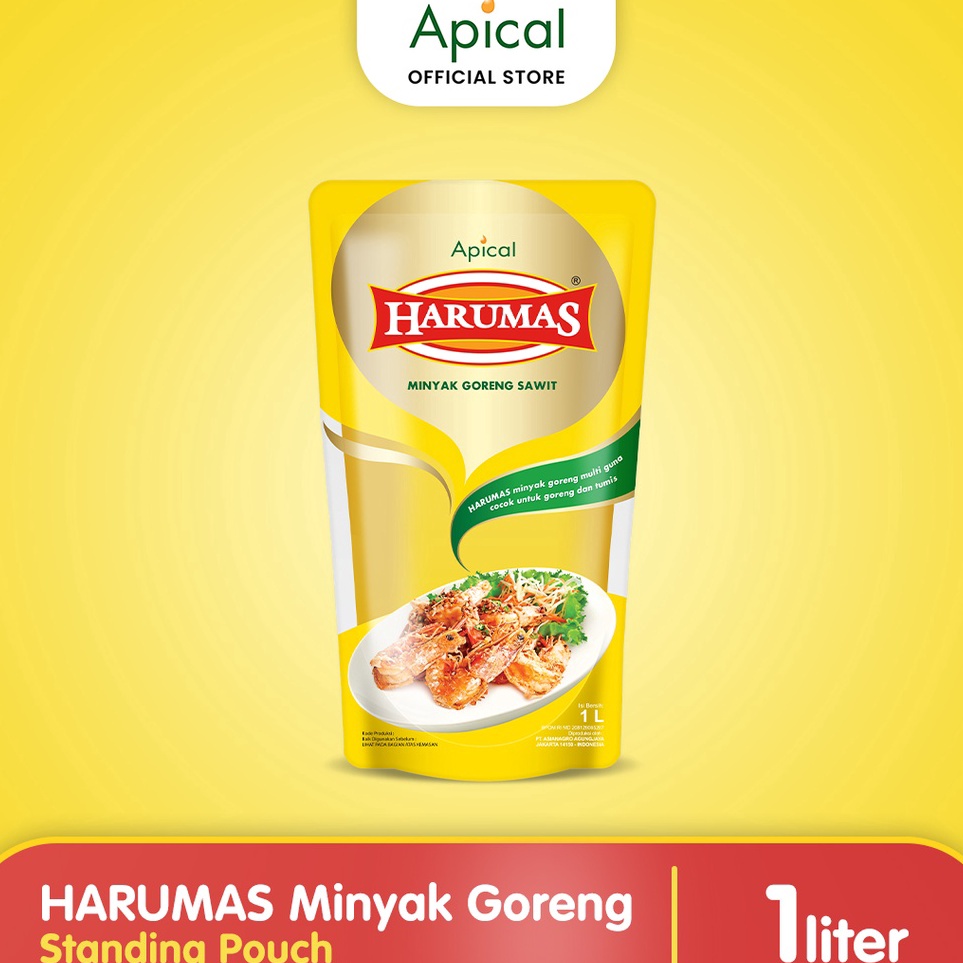 

Serbuu HARUMAS Minyak Goreng Standing Pouch 1L