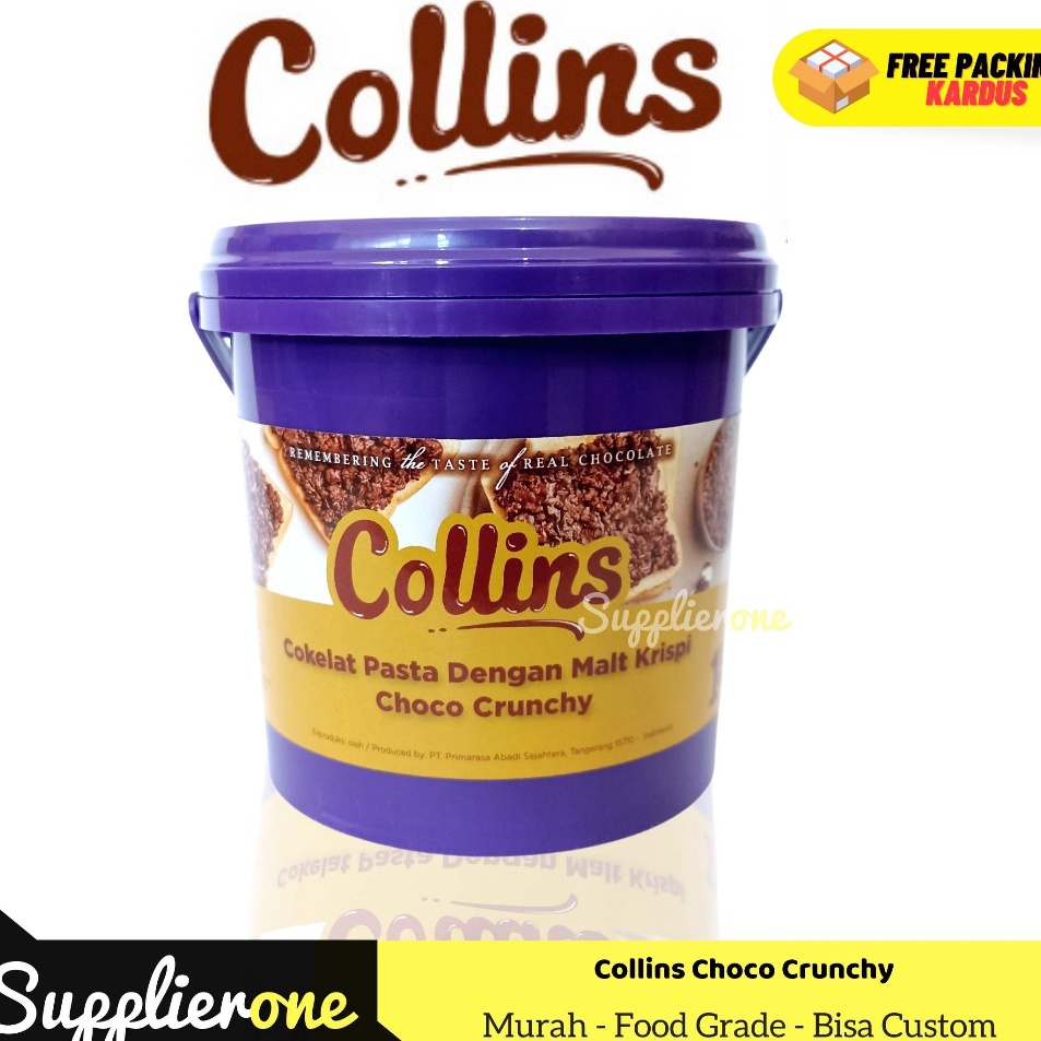 

Pasti Bisaa Collins Choco Crunchy 1 kg Toping Donat Collins Selai Donat Collins Selai Donat