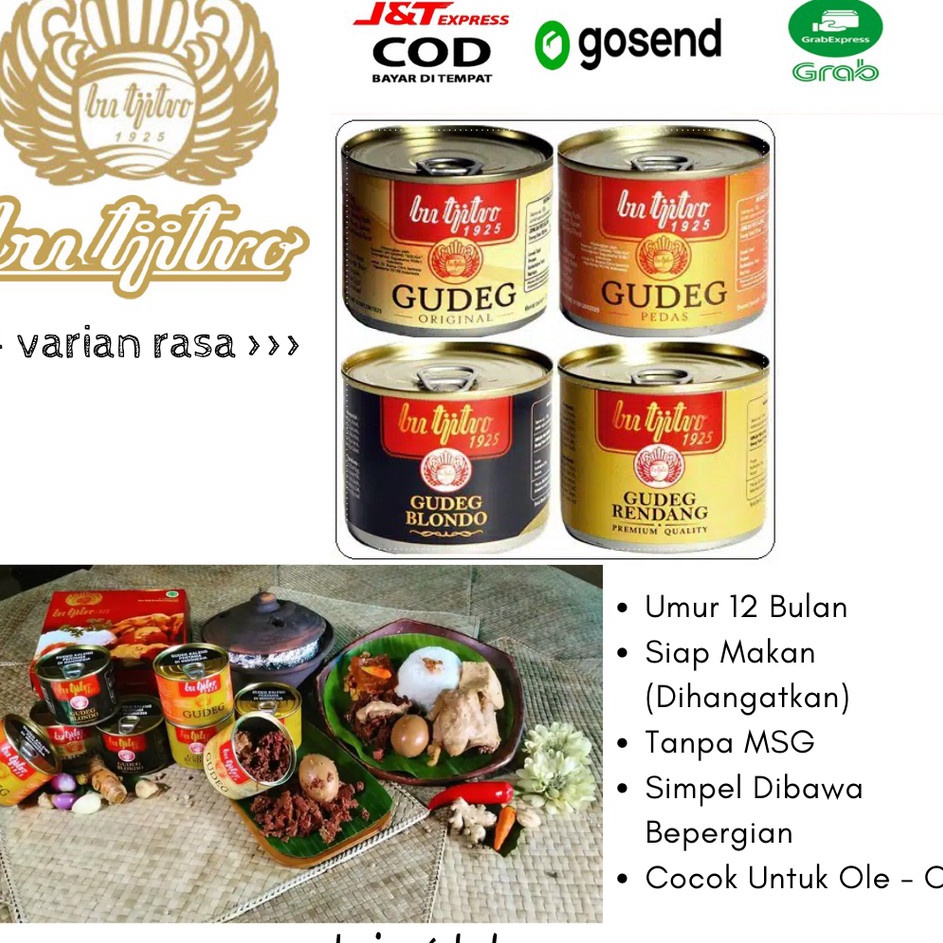 

Deal Now GUDEG KALENG BU TJITRO OLE OLE KHAS JOGJA