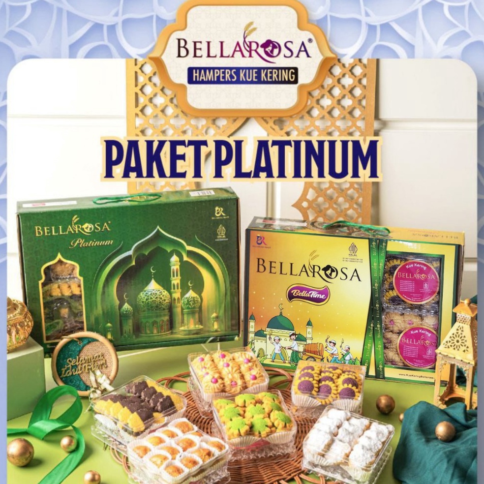 

Produk Terbaik GERAIFATIN Kue Kering Bellarosa Platinum Paket Lebaran BERAT 1KILO Paket Kue Kering