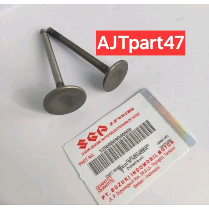 Klep Set Payung Klep Valve Smash Shogun Smash In Ex 110 Ori