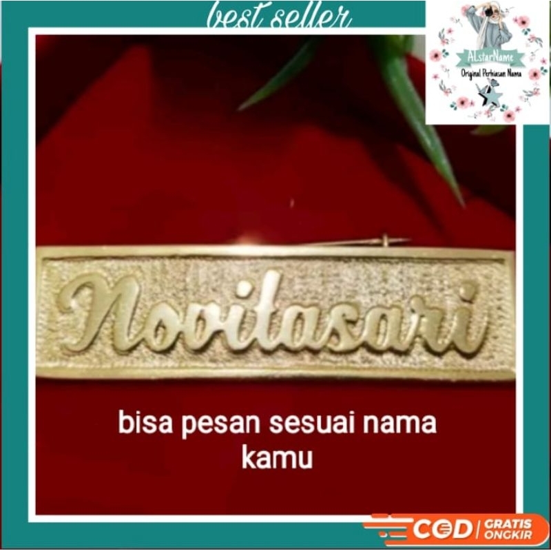 ALSTAR BROSS CUSTOM NAMA || LABEL PLAT JILBAB DONNA HANDMADE