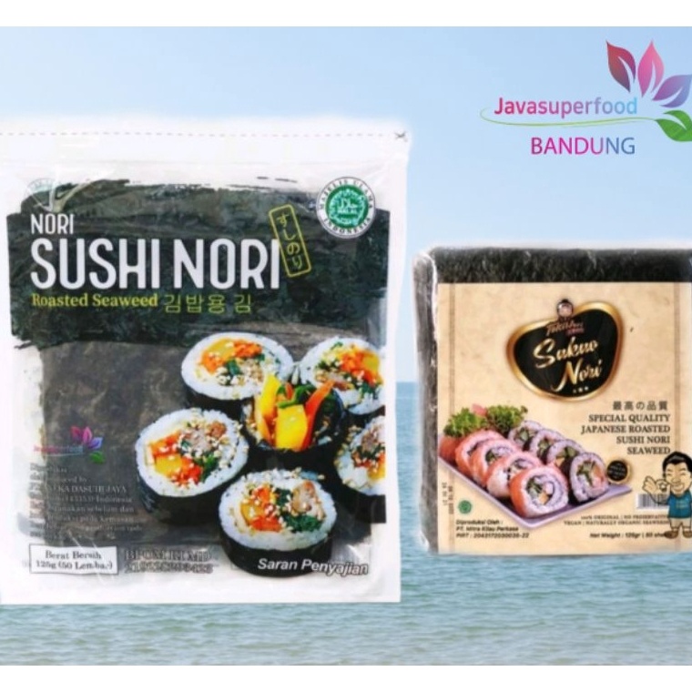 

Larismanis Sushi Nori Seaweed Rumput Laut Panggang Sushi Nori Sakao HALAL 5125 Sheetslembar