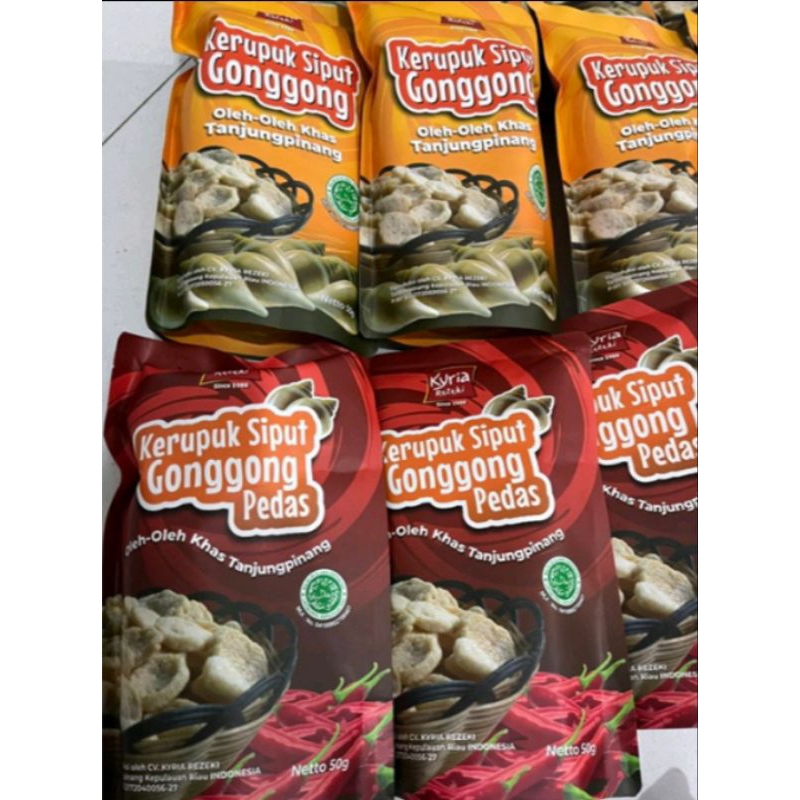 

kerupuk gonggong pedas