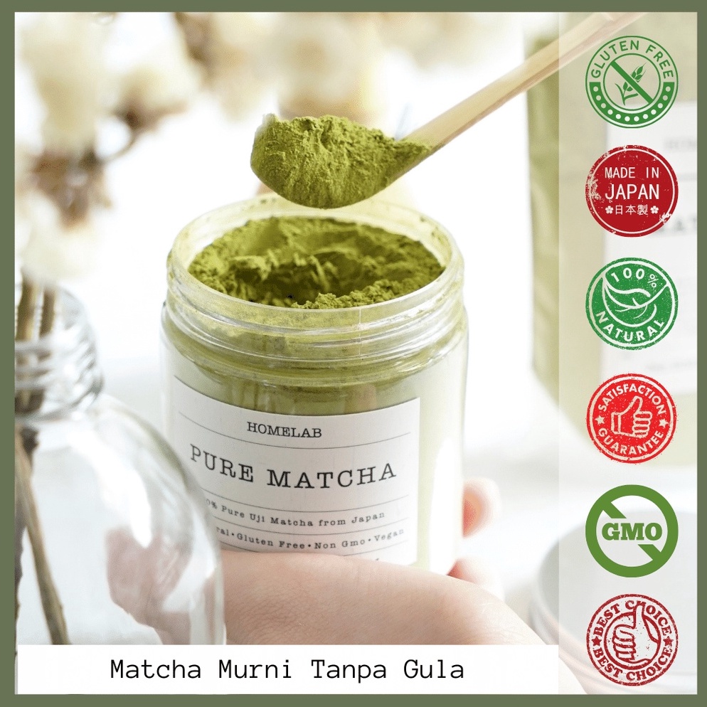 

Super Promo Homelab 1 Pure Uji Matcha Japan Bubuk Matcha Premium Grade