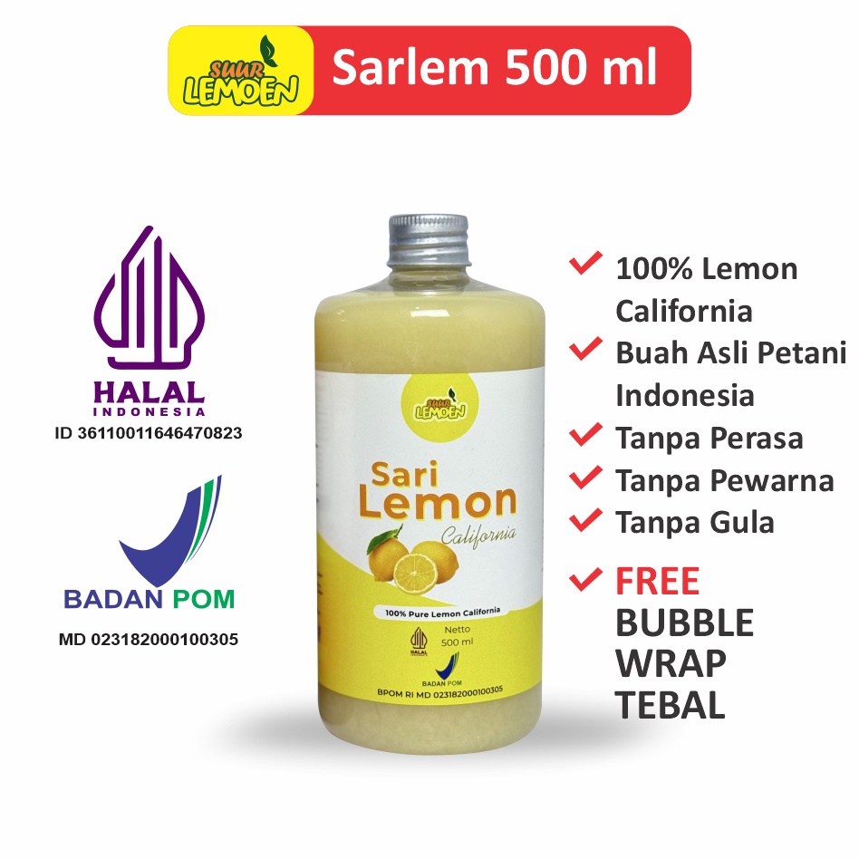 

New Collection Sari Lemon Air Lemon Murni Minuman Diet 25ml 5ml Lemon California By Suur Lemoen ID
