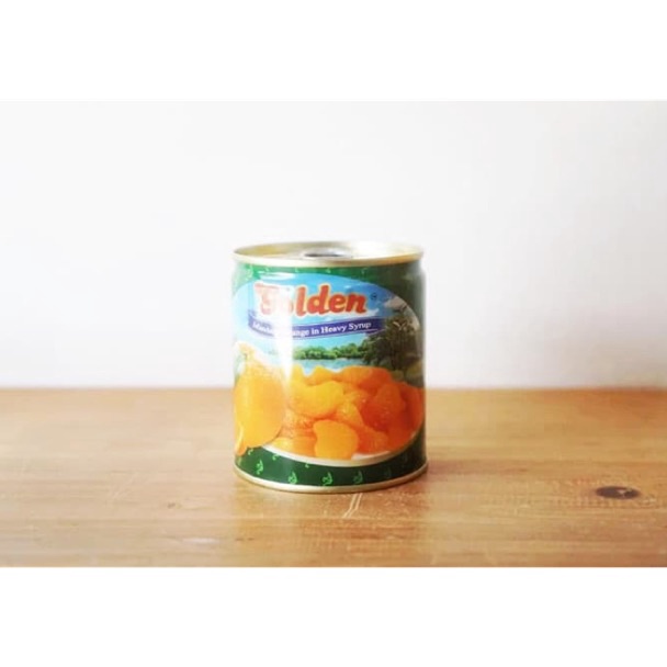 

Cepaat GOLDEN MANDARIN ORANGE 312g JERUK KALENG