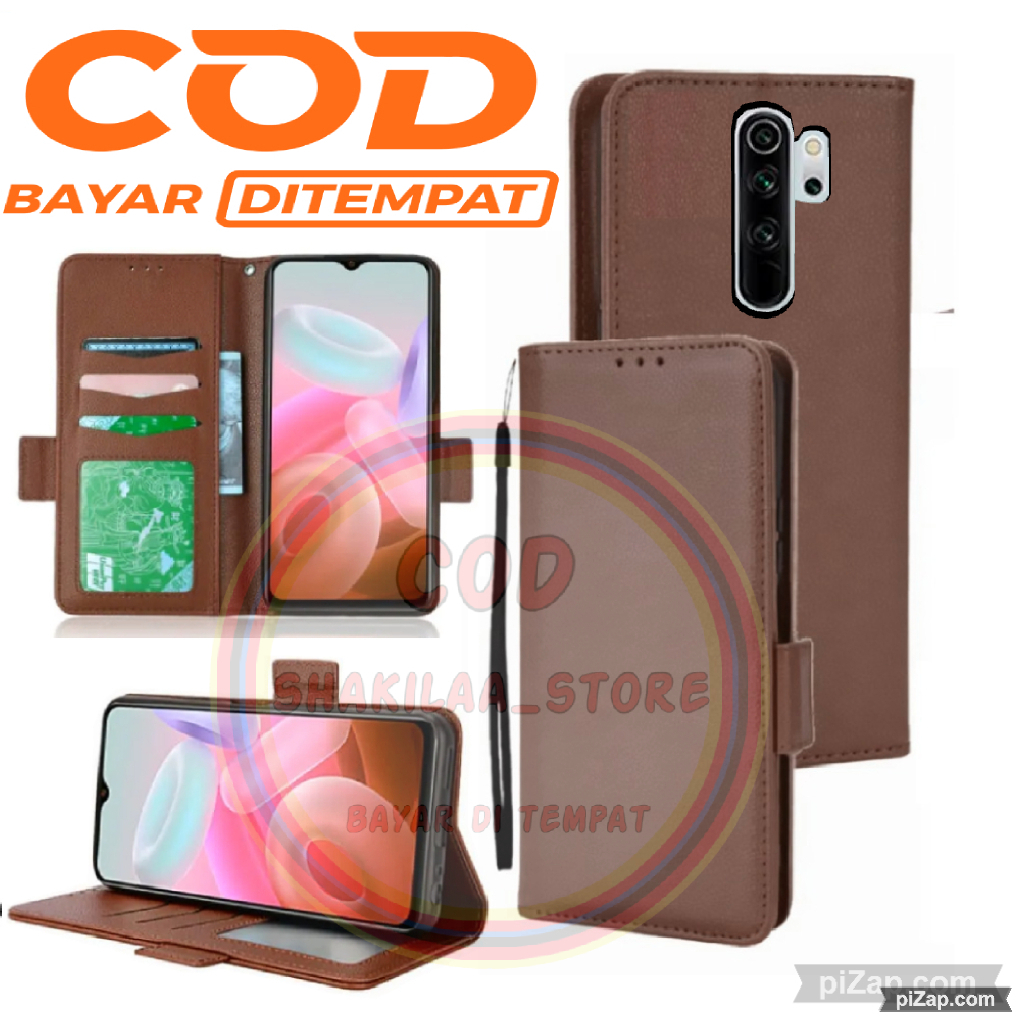 CASE HP REDMI NOTE 8 PRO - CASING DOMPET-FLIP COVER LEATHER-SARUNG HP