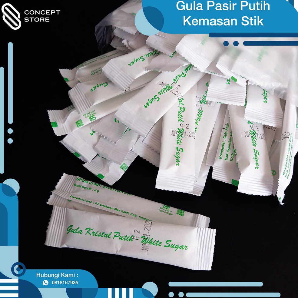 

Pesan cepat Gula Pasir Putih White Sugar Kemasan Stick 125pcs TERMURAH