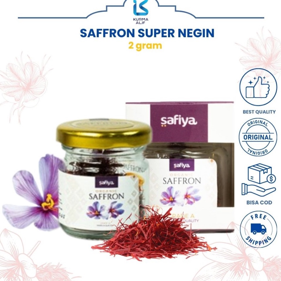 

Stock baru Saffron Safron Super Negin 2 Gr Premium Vitamin Original Safiya Food