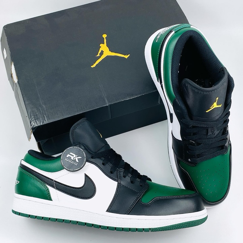 Air jordan 1 Low Green Toe 100% Authentic