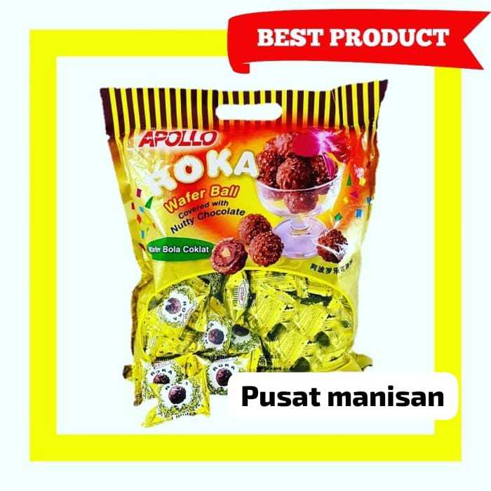 

PUSAT MANISAN COKLAT ROKA / COKELAT APOLLO ROKA / ROKA WAFER BALLS 70 PCS