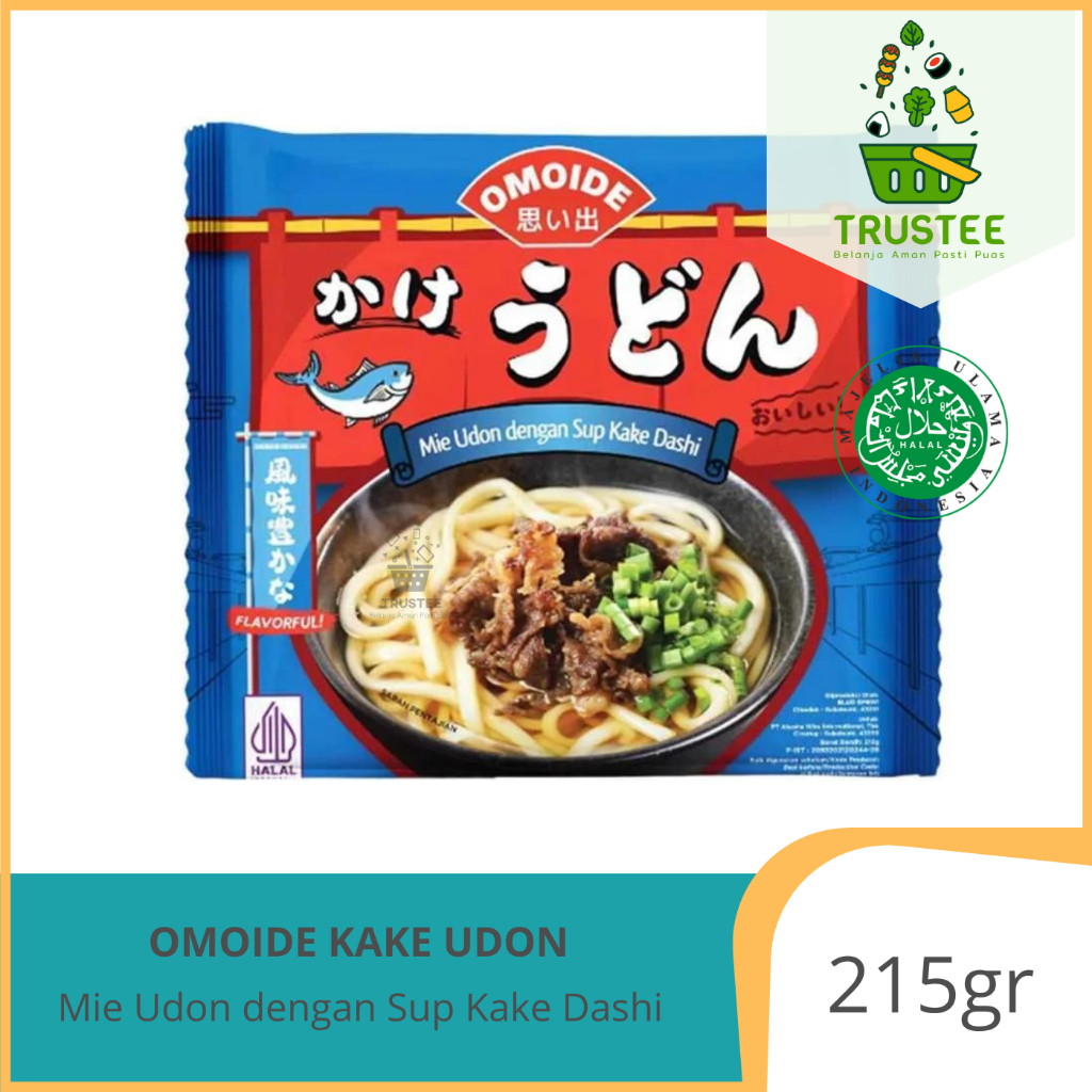 

Omoide Kake Udon Mie Udon Instan Sup Kake Dashi Kaldu Ikan Halal 215gr