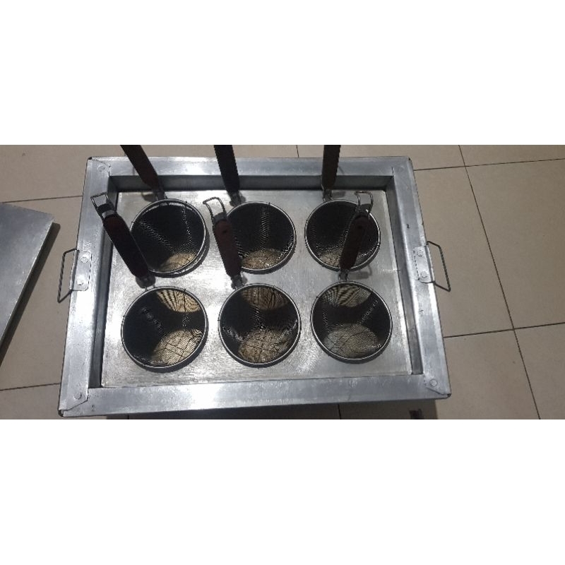 Dandang Mie ayam 6 lubang komplit
