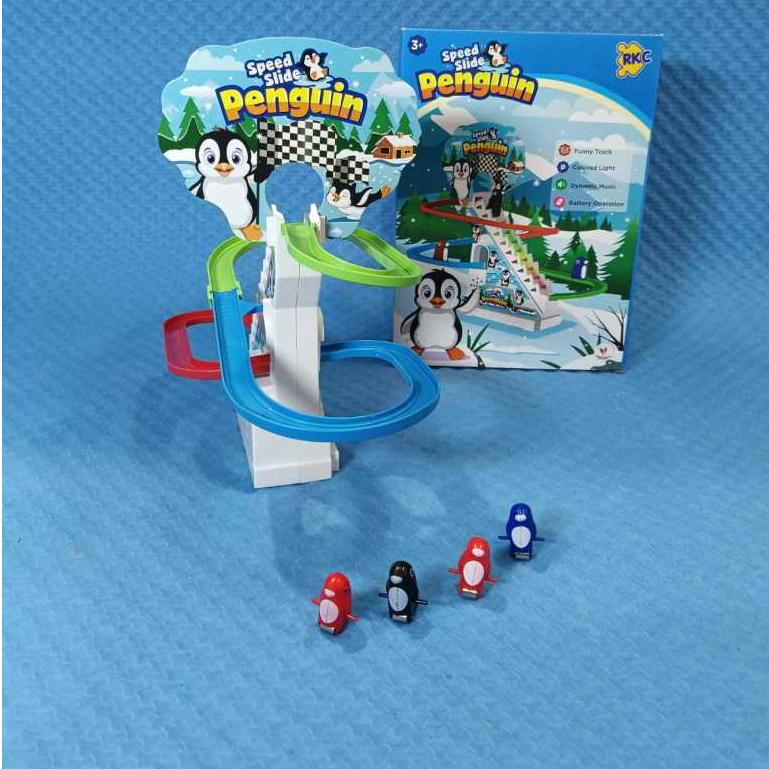 Mainan Anak Track Tangga Penguin / Mainan Tangga Seluncur Penguin