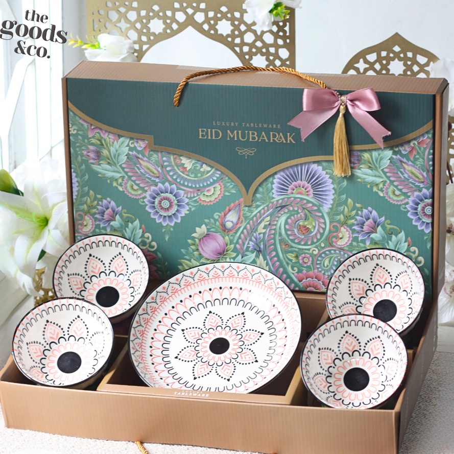 

Best Hampers Lebaran Idul Fitri Mangkok Set Premium Eid Mubarak Gift Set Mangkok Keramik Parsel Lebaran